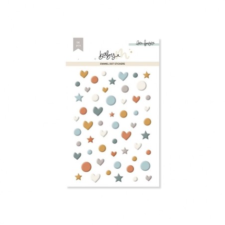 Enamel dots - Azul - Baby M