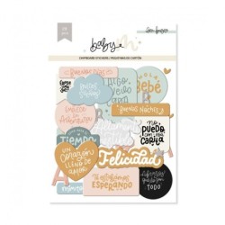 Die cut - Chipboard - Frases - Baby M