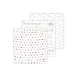 Kit papel Vellum - Felicidades