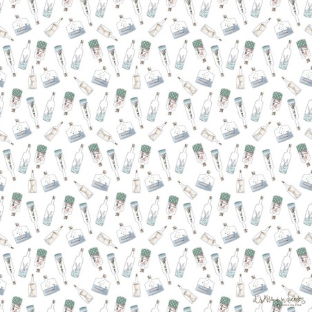Papel Vellum - Botellas