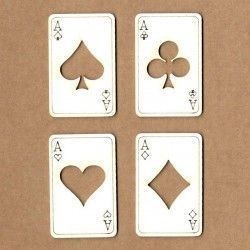 Chipboard - Cartas