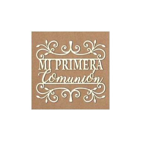 Chipboard - Mi primera comunión entre bordes