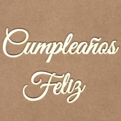 Chipboard - Feliz cumpleaños