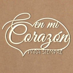 Chipboard - En mi corazón para siempre