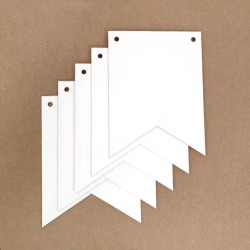 Banderines de Chipboard -Flecha