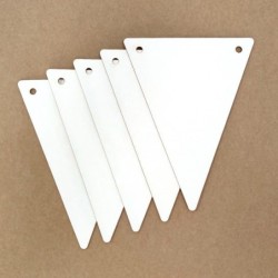 Banderines de Chipboard - Triángulo
