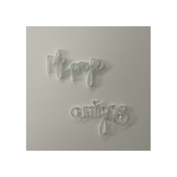 Kit palabras metacrilato - Amigos y Mi profe