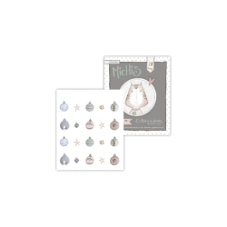 Pegatina - Bolas, estrellas y cascabeles