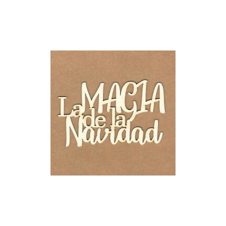 Chipboard - La magia de la Navidad
