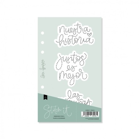 Plantilla de costura - Frases 1