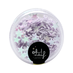 Lentejuelas - Mini estrellas rosa 2