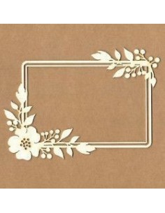 Chipboard - Marco rectangular Magdalena