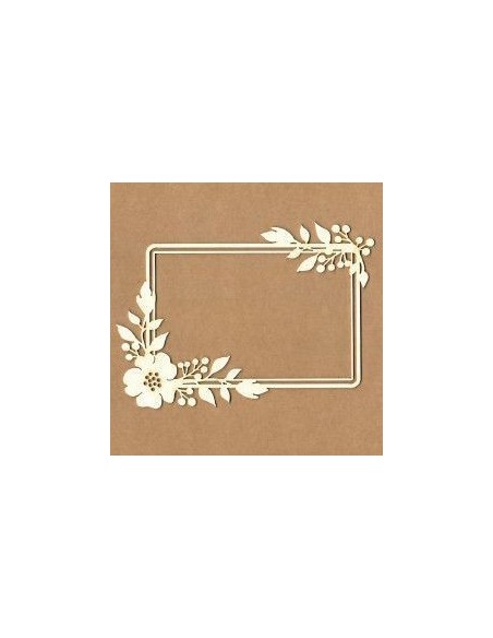 Chipboard - Marco rectangular Magdalena