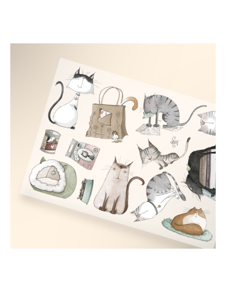 Transfer DTF: Gatitos